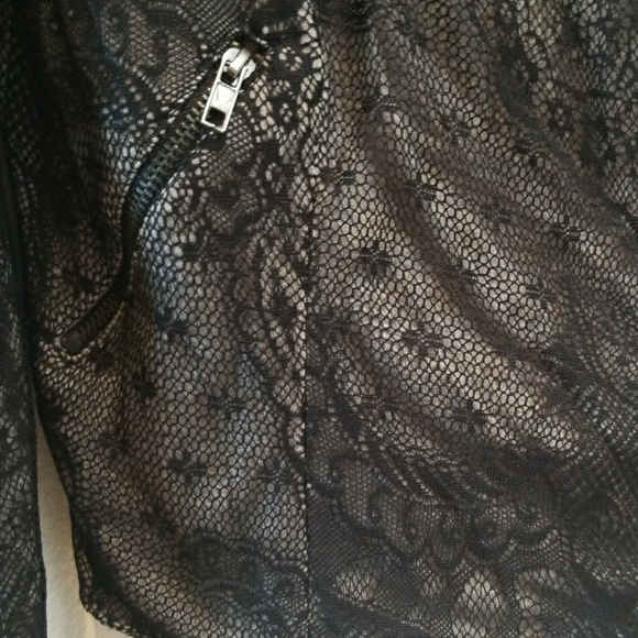Black Lace Moto Jacket! - Picture 4 of 8